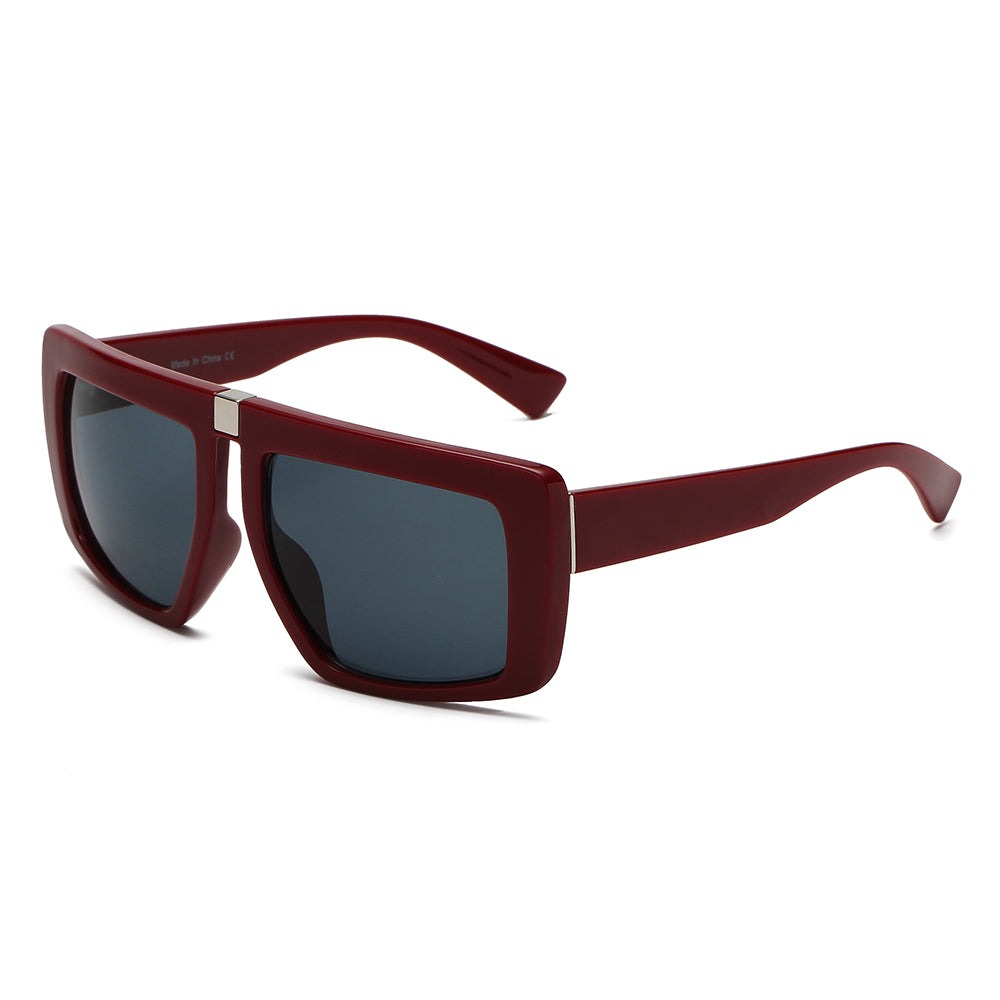 AVONDALE | Women Bold Retro Vintage Oversize Sunglasses-5